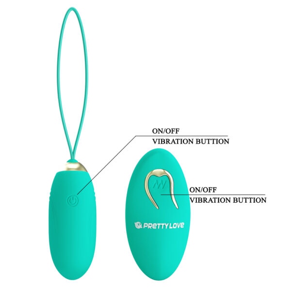 Wireless Egg Vibrator BI-014362W-9A