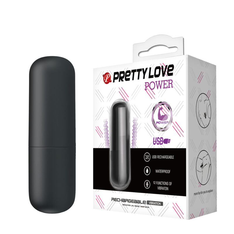 Prettylove Silicone Vibration Bullet BI-014501