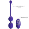 Two Ball Egg Vibrator BI-014548WL
