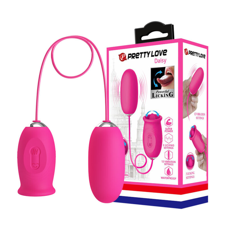 Prettylove Licking Bullet Vibrator BI-014749