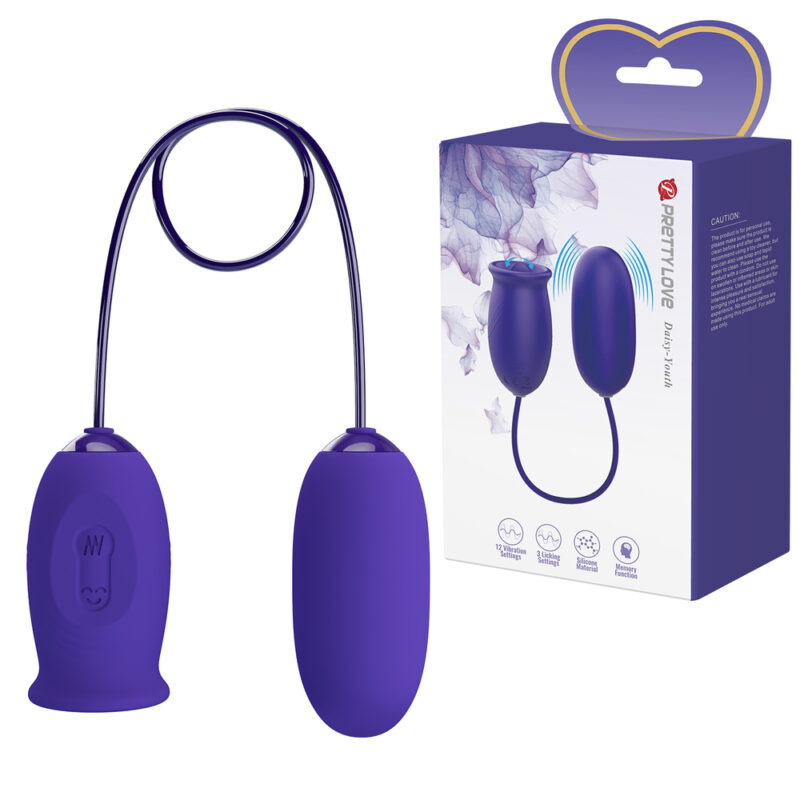 Prettylove Licking Egg Vibrator BI-014749L
