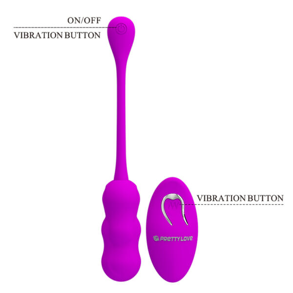 Remote Controlled Egg Vibrator BI-014868W