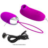 Remote Controlled Suction Egg Vibrator BI-014901W