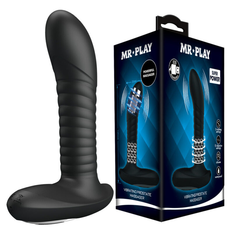 Mr.Play Spiral Rotating Prostate Massager