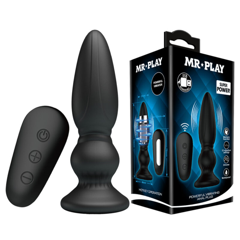 Mr.Play Wireless Vibrating Anal Plug