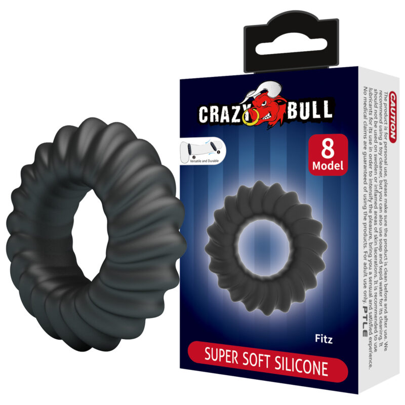Spiral Ultra-Soft Silicone Cock Ring - Fitz
