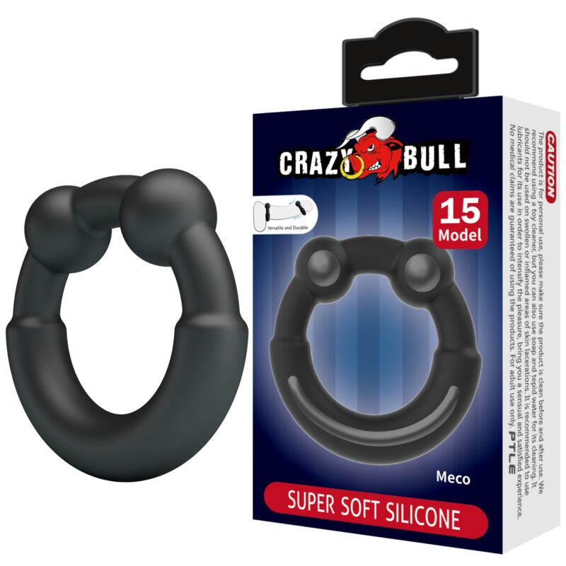 Crazy Bull Low Hardness Silicone Cock Ring - Meco