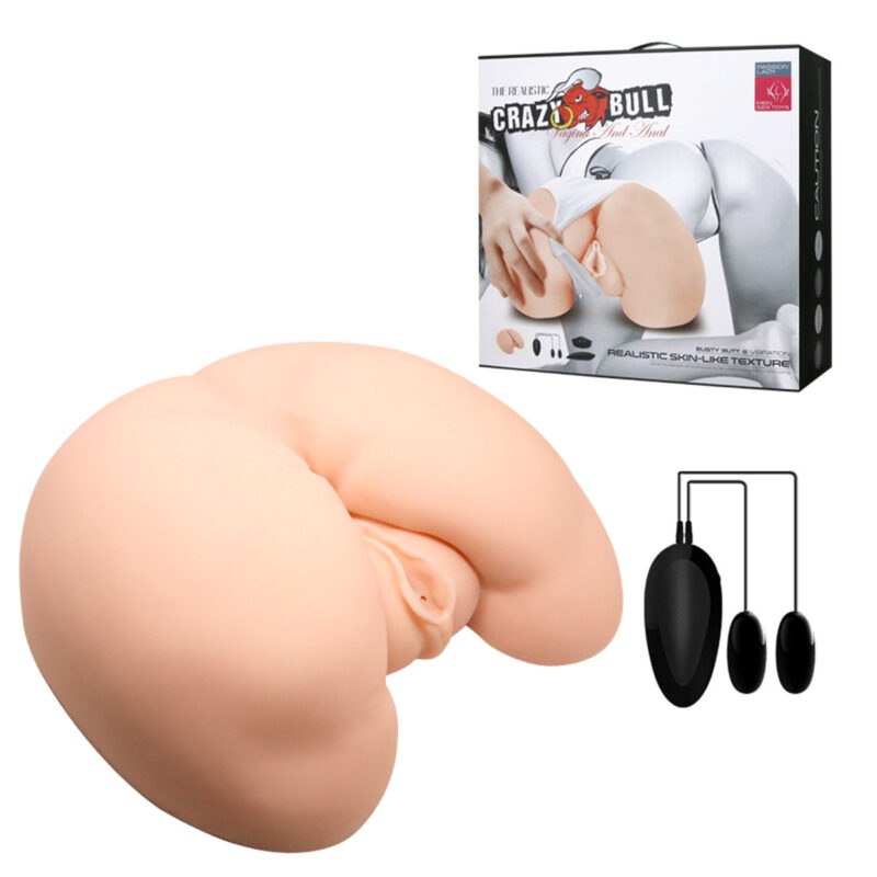 Vagina & Anal Lifelike Vibrating Ass