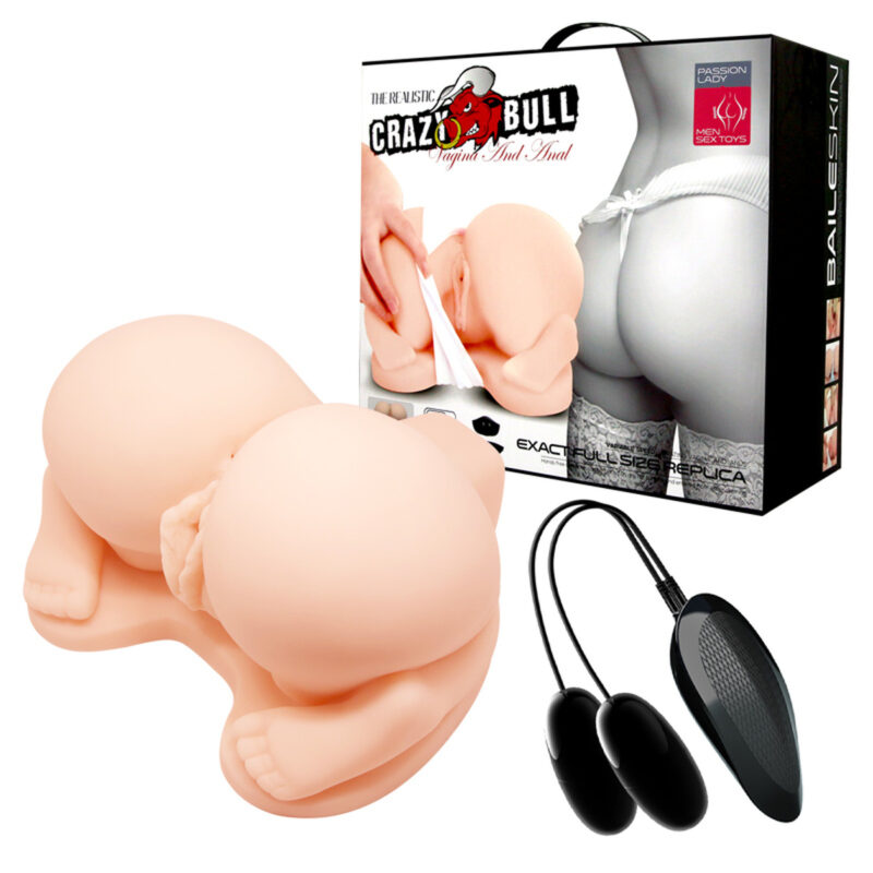 Vagina & Anal Lifelike Vibrating Ass