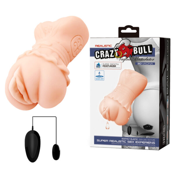 Crazybull Vibrating Pocket Vagina BM-009198ZK