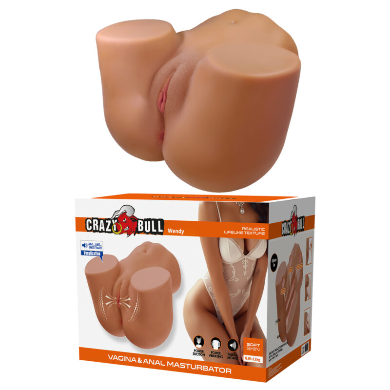 Suction Vibrating Lifelike Ass With Voice - Wendy