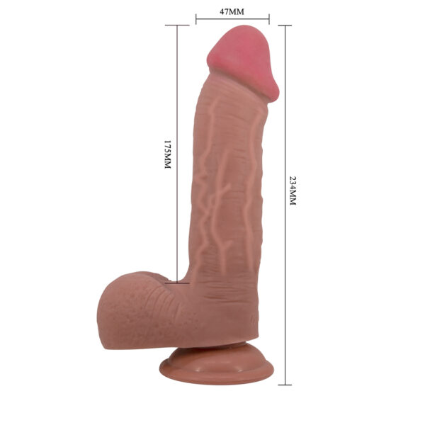 9.2" Sliding Skin Keel Dildo