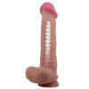10.2" Sliding Skin Keel Dildo