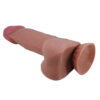 8.5" Sliding Skin Keel Dildo
