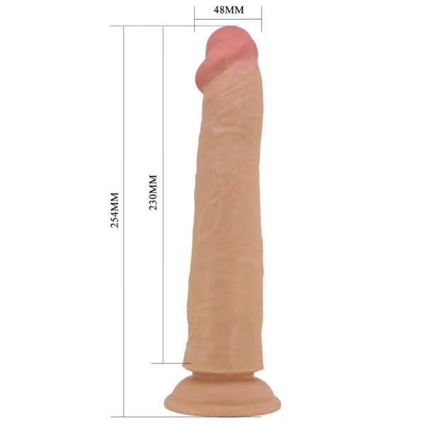 10" Keel Sliding Skin Dildo