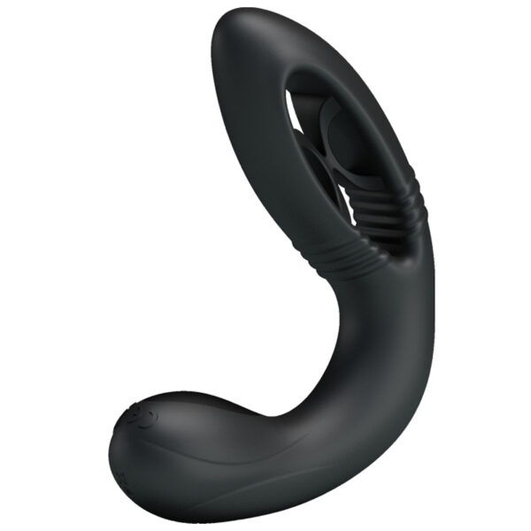 Vibrating Hollow Anal Plug LKS206