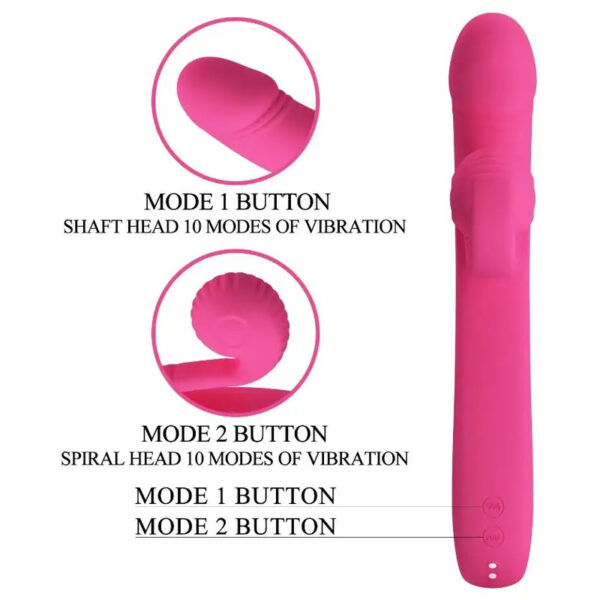 Snail Clit Dildo Vibrator MC60