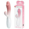 Prettylove Gradient Pink Dildo Rabbit Vibrator BI-014173