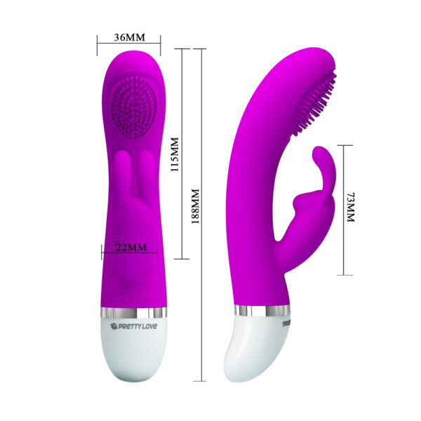 Silicone Rabbit Vibrator BI-014320