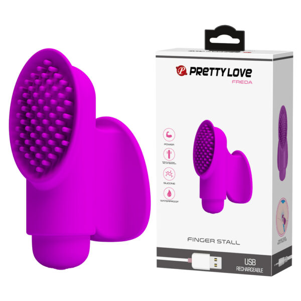 Prettylove Brush Finger Vibrator BI-014596