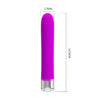 6.5" Textured Grid Clit Vibrator BI-014613