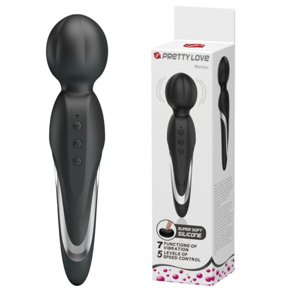 Soft Silicone Wand Vibrator BI-014622