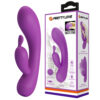Prettylove Soft Silicone Rabbit Vibrator BI-014694