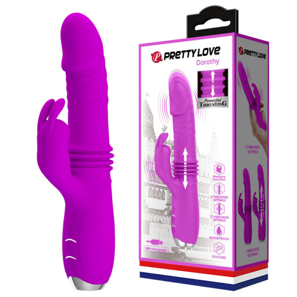 Thrusting Rabbit Vibrator BI-014713