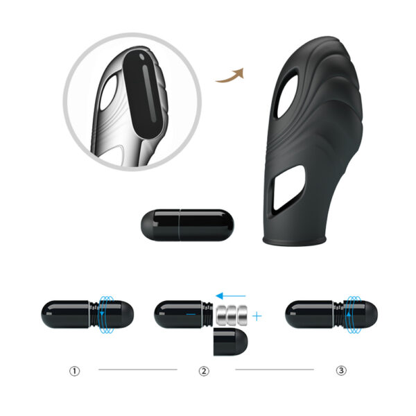 Vibrating Finger Sleeve BI-014752