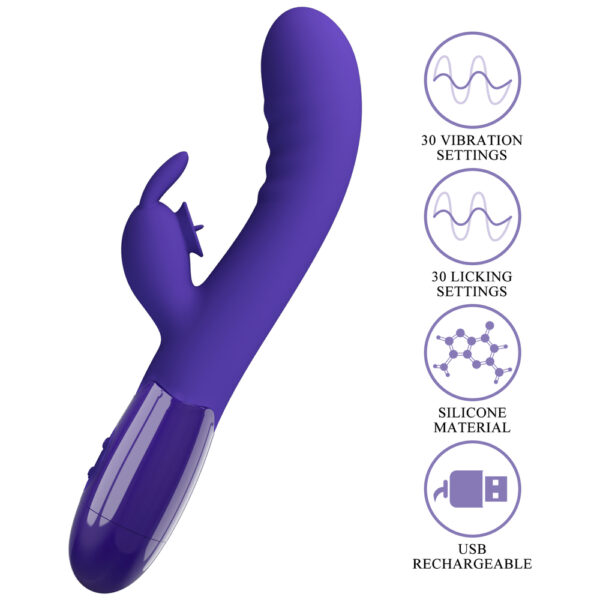 Silicone Rabbit Vibrator BI-014795