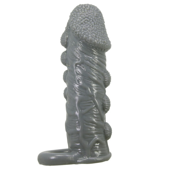 5.5" Beaded Penis Sleeve With Cock Ring