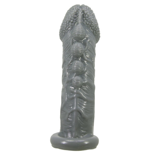 5.5" Beaded Penis Sleeve With Cock Ring