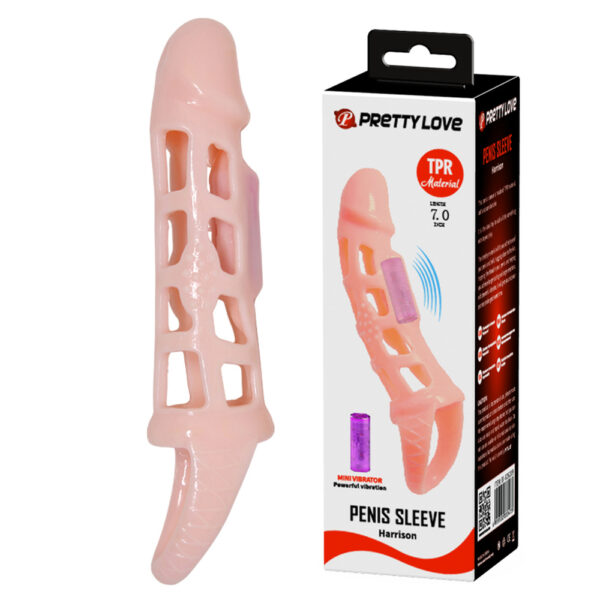 7.1" Vibrating Penis Sleeve BI-026209