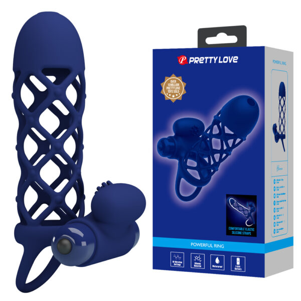 6.7" Vibrating Hollow Penis Extension