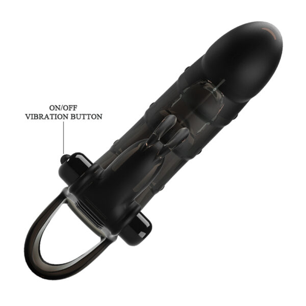 7.5" Vibrating Rabbit Penis Extension