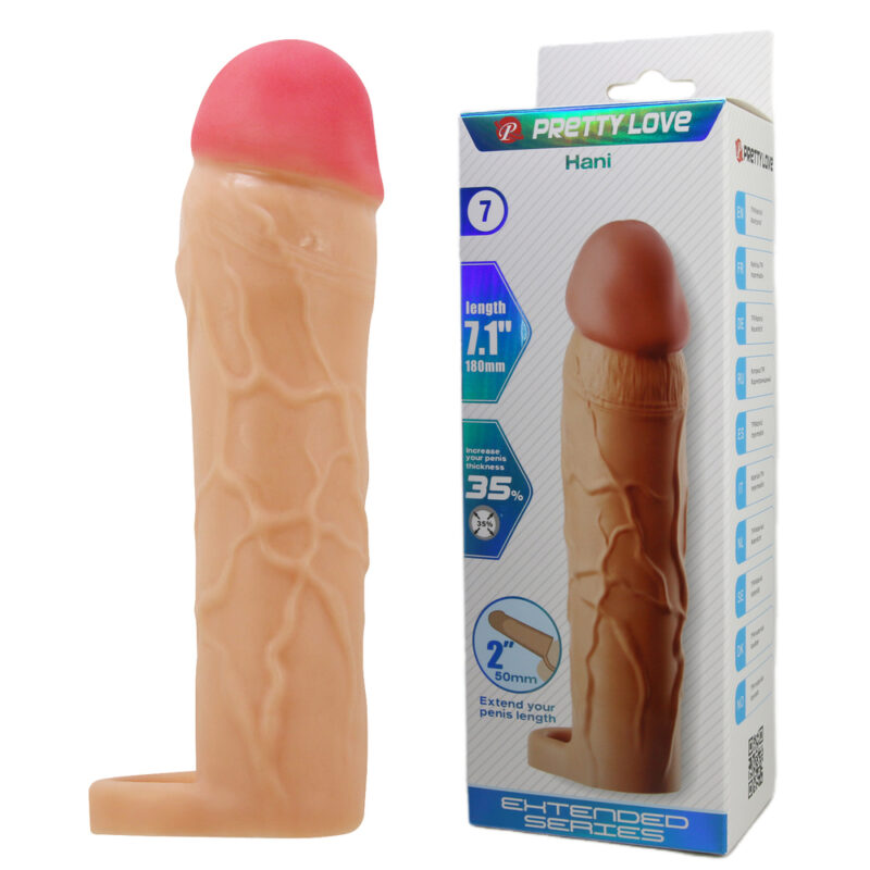 Prettylove 7.1" Lifelike Dildo Sleeve BI-026255