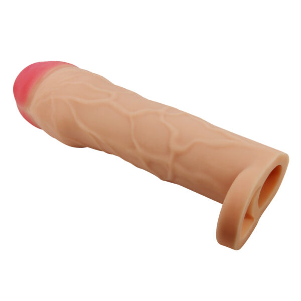 7.1" Lifelike Penis Sleeve With Cock Ring