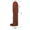 7.7" Lifelike Cock Sleeve With Cock Ring