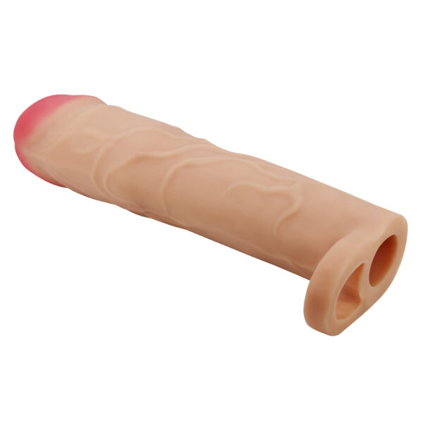 7.7" Lifelike Cock Sleeve With Cock Ring