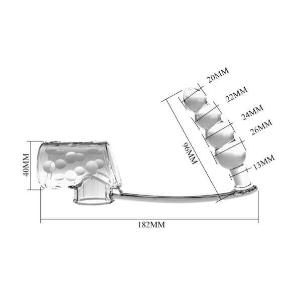 Cock Sleeve With Anal Beads