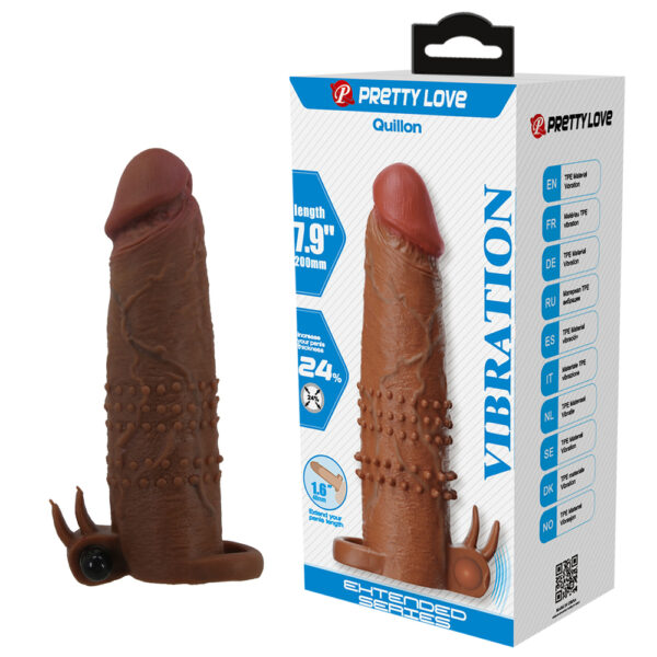 7.9" Clit Stimulation Penis Extension