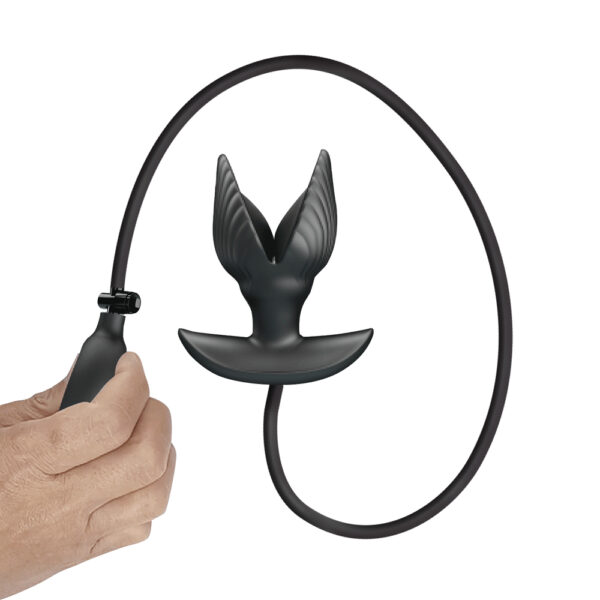 Vibrating Open Inflatable Anal Plug