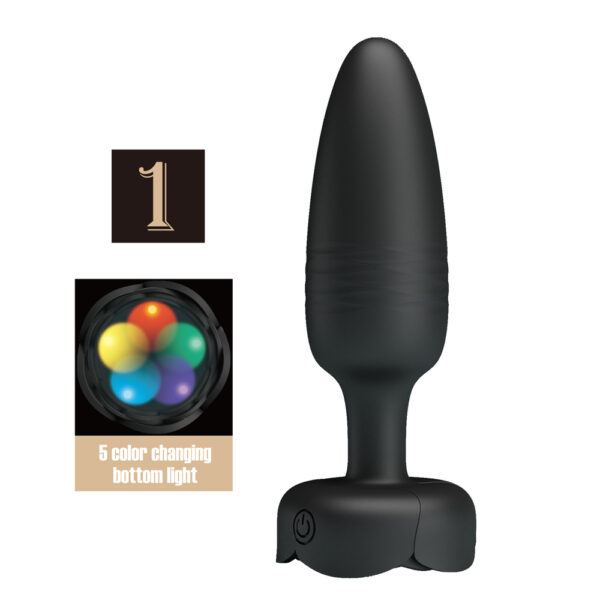 Floral Bottom Light Thrusting Anal Vibrator