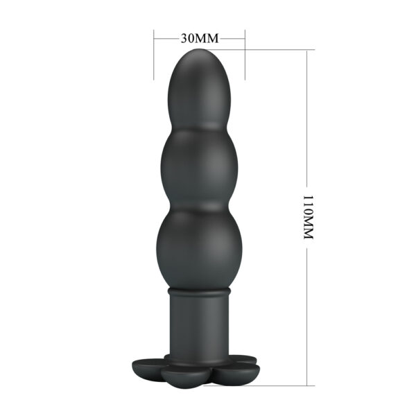 Floral Base Anal Beads Vibrator