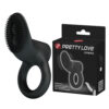 Prettylove Clit Brush Vibration Cock Ring BI-210147