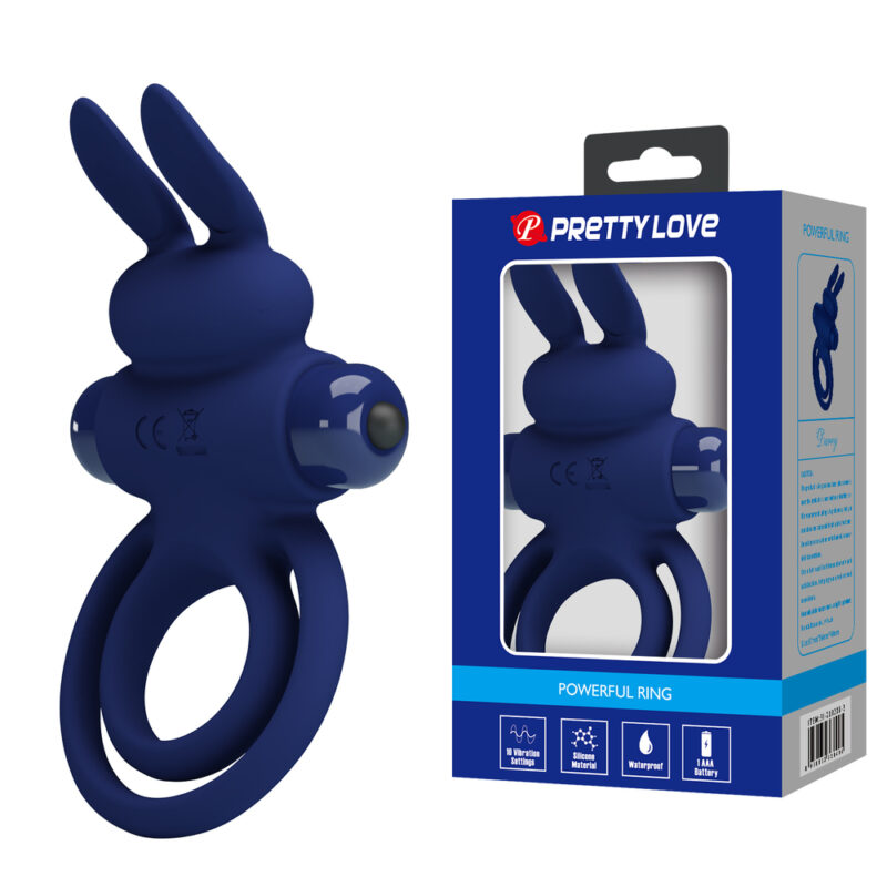 Prettylove 2in1 Bunny Cock Ring BI-210206