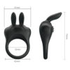 Vibrating Bunny Cock Ring BI-210264