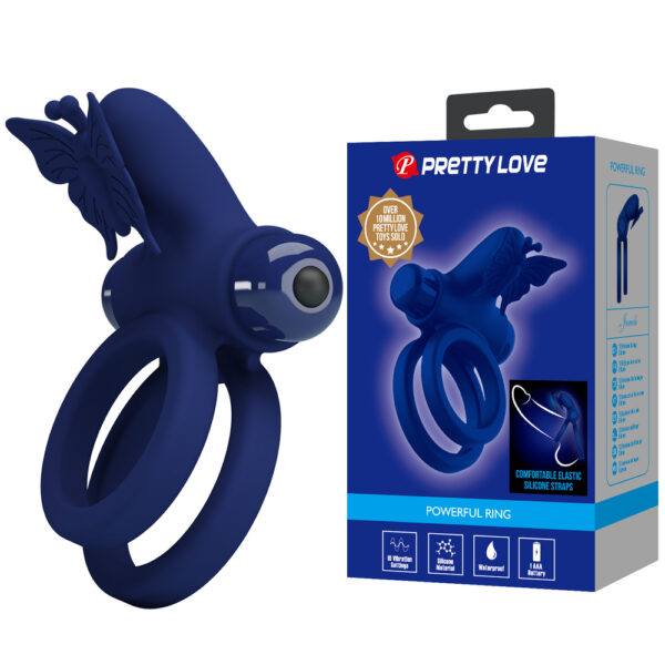 Vibrating Butterfly Cock Ring BI-210296