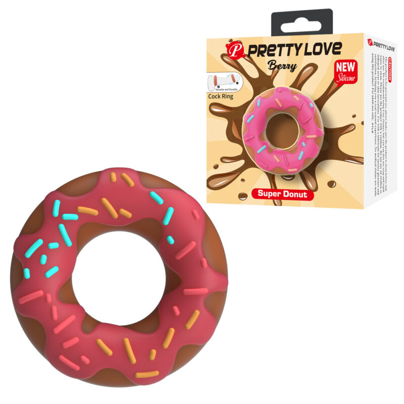 Prettylove Chocolate Donut Cock Ring BI-210344