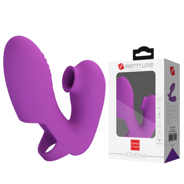 Prettylove Clit Suction Finger Vibrator BI-300031